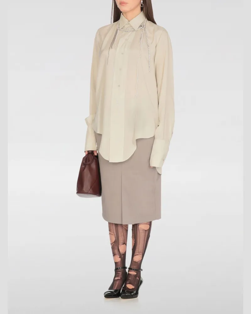Maison Margiela Hemdbluse damen Ivory