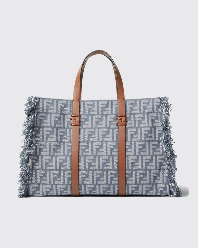 Fendi Schultertasche damen Denim