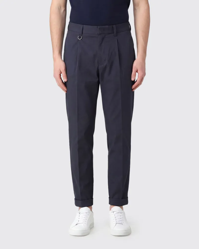 Paolo Pecora Milano Slim-Fit-Chinohose aus Baumwolle mit schrägen Taschen Braun