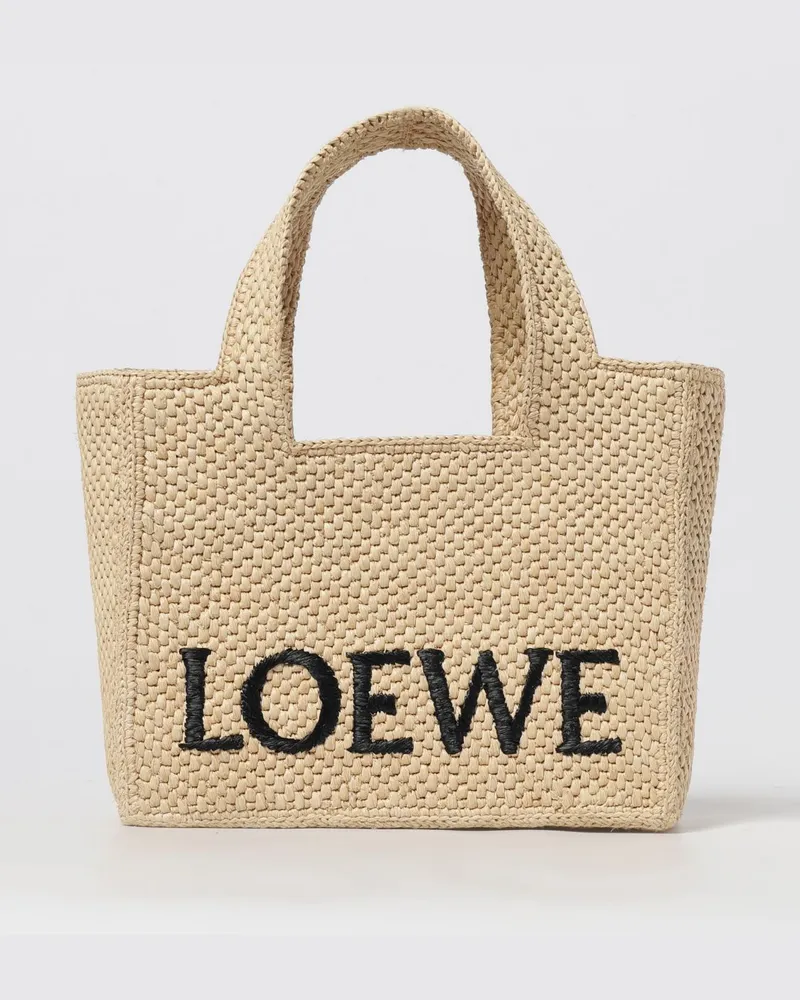 Loewe Schultertasche damen Beige