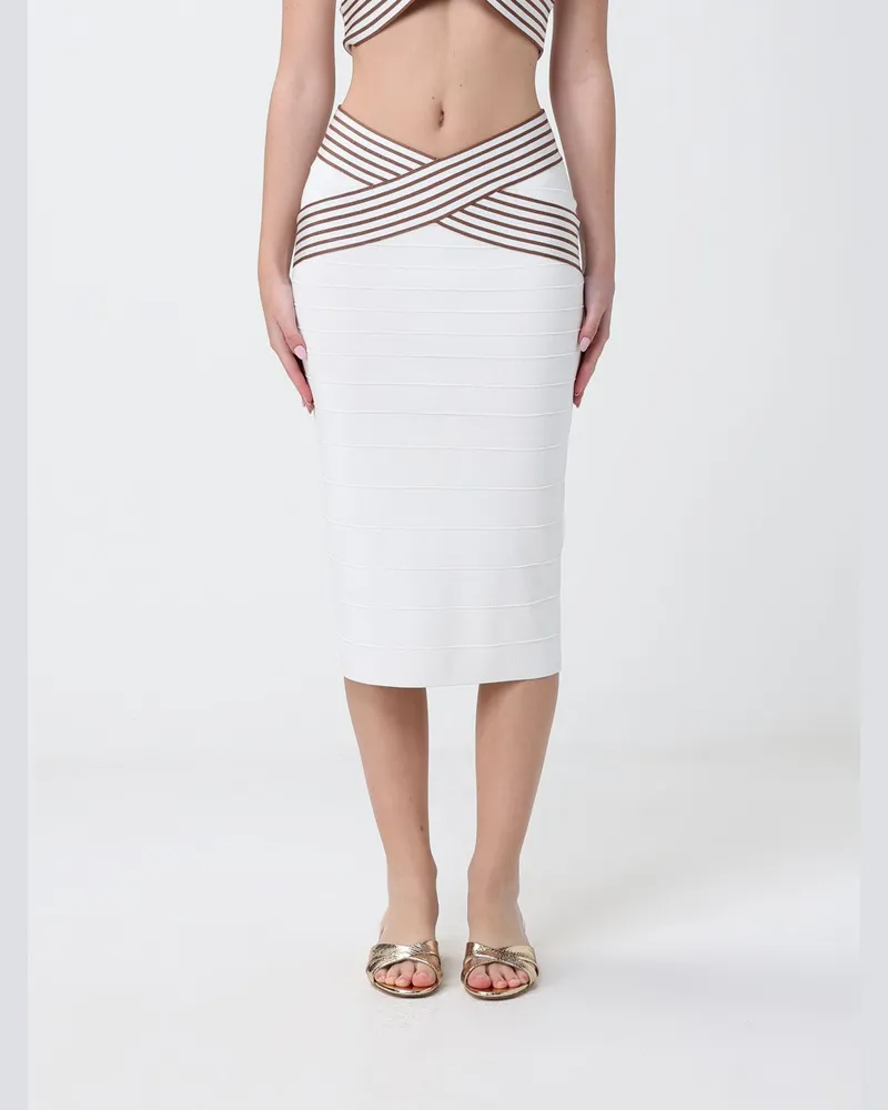 Elisabetta Franchi Jersey-Midirock Ivory