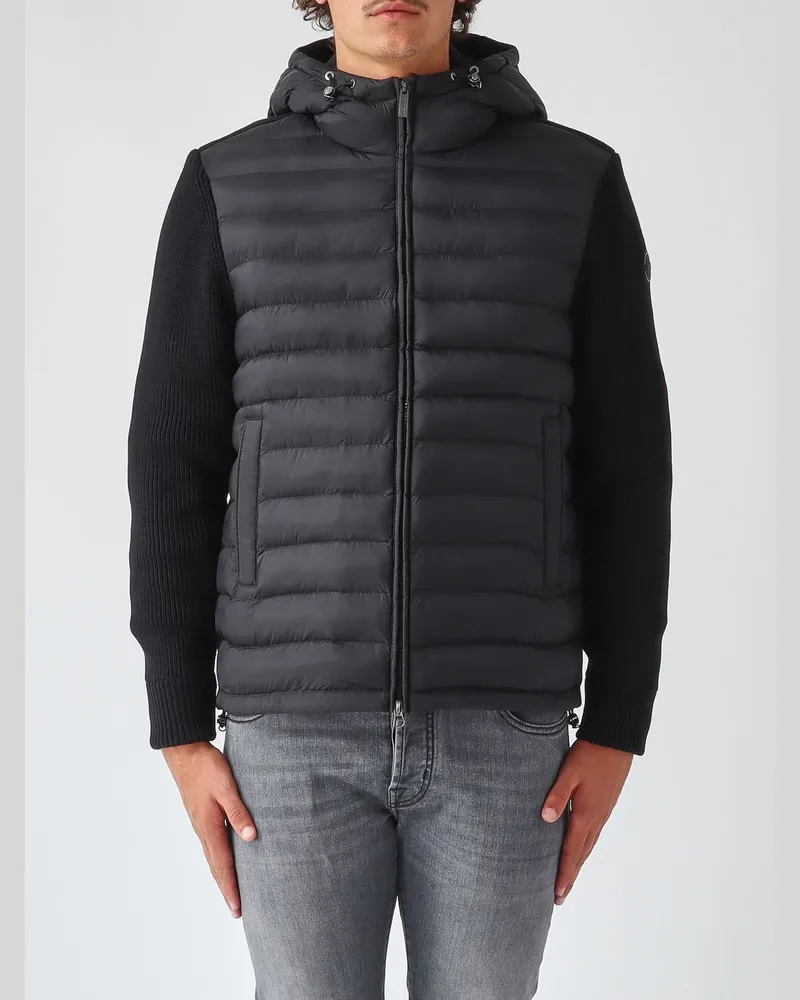 Colmar Wasserabweisende Stepp-Daunenjacke aus Nylon mit Kapuze für Herren Schwarz