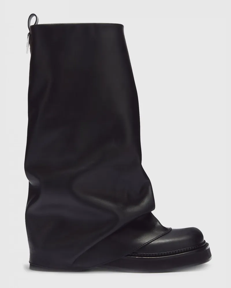 ATTICO Flache stiefeletten damen Schwarz