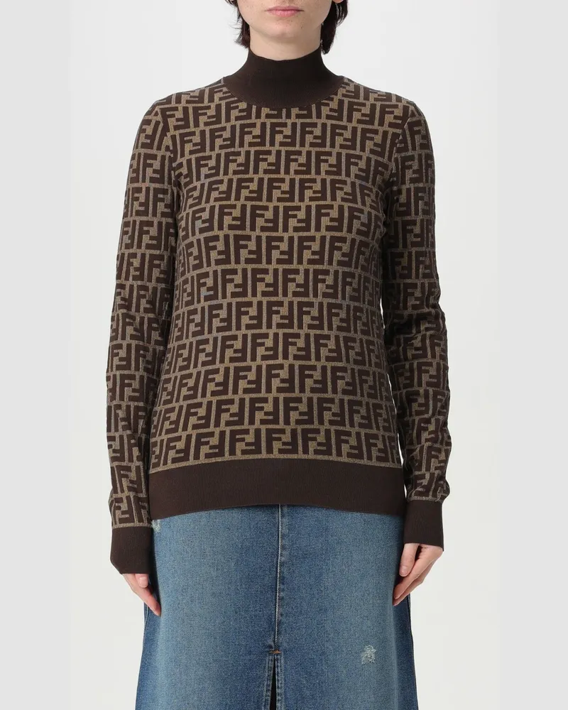 Fendi Top damen Tabak