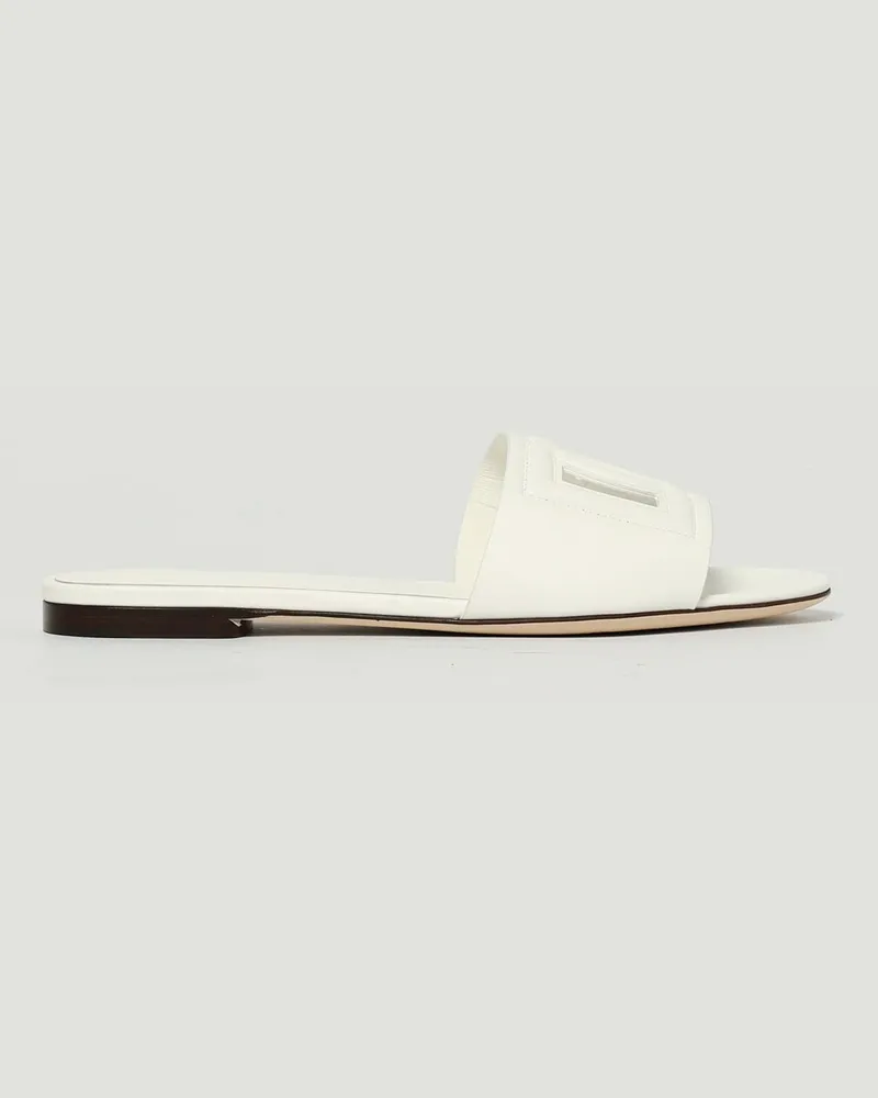 Dolce & Gabbana Flache sandalen damen Dolce & Gabbana Weiß