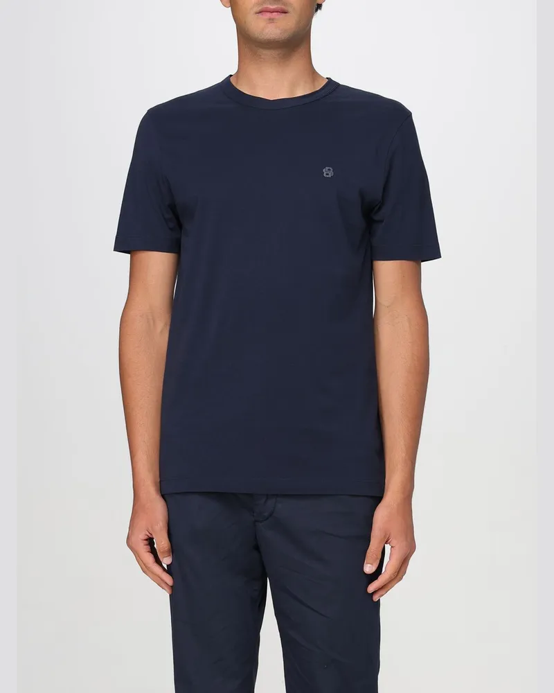 HUGO BOSS T-shirt herren Blau