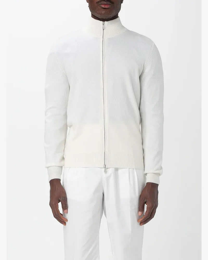Brunello Cucinelli Strickjacke herren Weiß