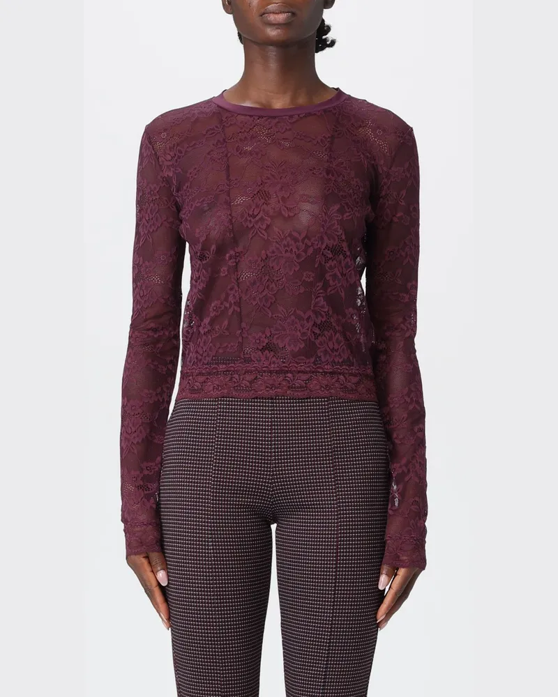 Patrizia Pepe T-shirt damen Burgunderrot