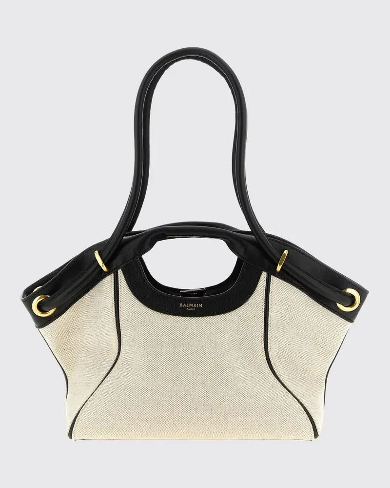 Balmain Schultertasche damen Weiß