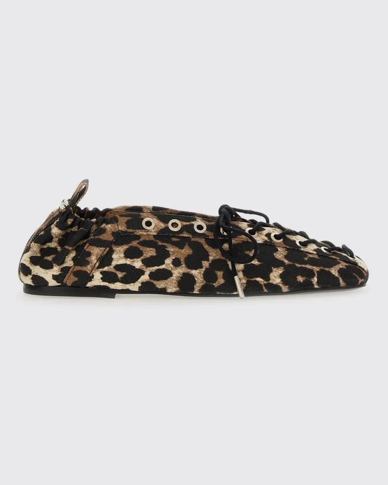 Ganni Flache schuhe damen Braun