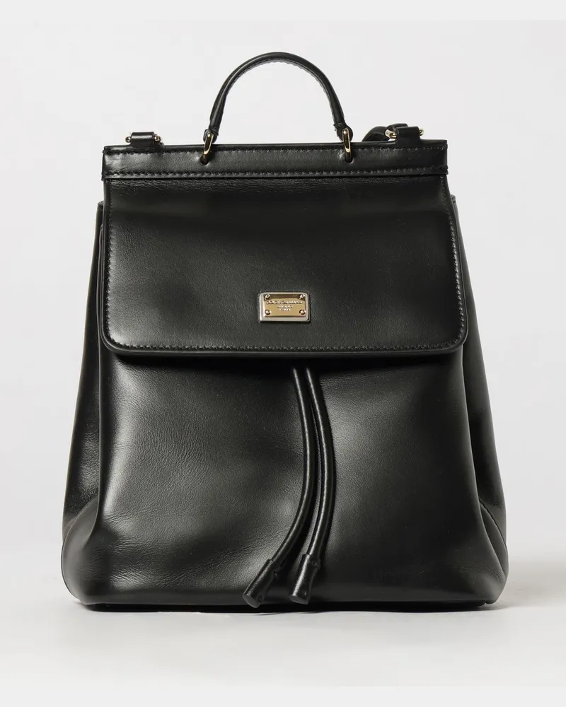 Dolce & Gabbana DOLCE  GABBANA Nappaleder-Rucksack Dolce & Gabbana Schwarz
