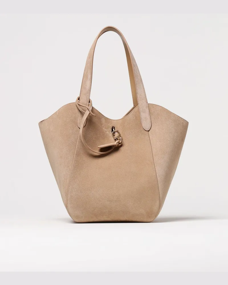 Giorgio Armani Schultertasche damen Beige