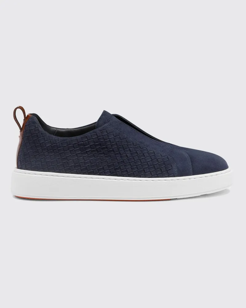 Santoni Sneakers herren Blau