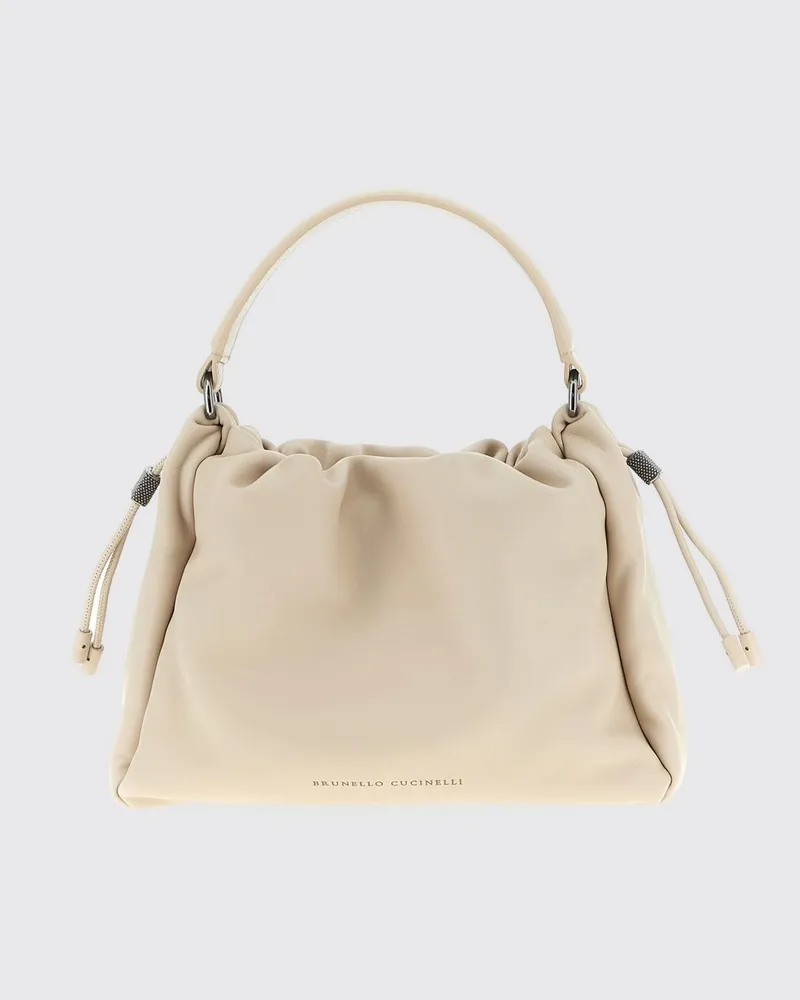Brunello Cucinelli Schultertasche damen Beige