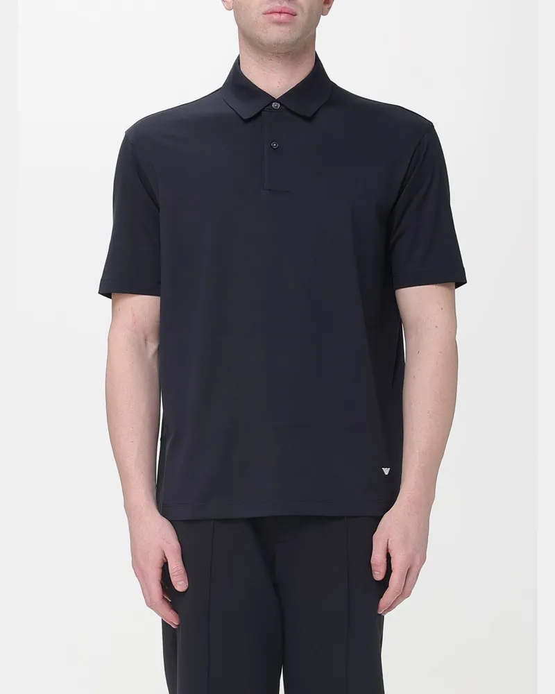 Emporio Armani Polo herren Blau