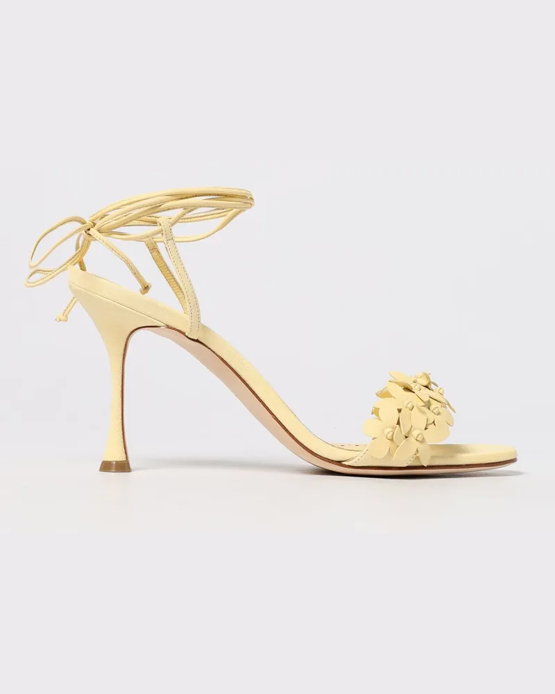 Manolo Blahnik Schuhe damen Gelb