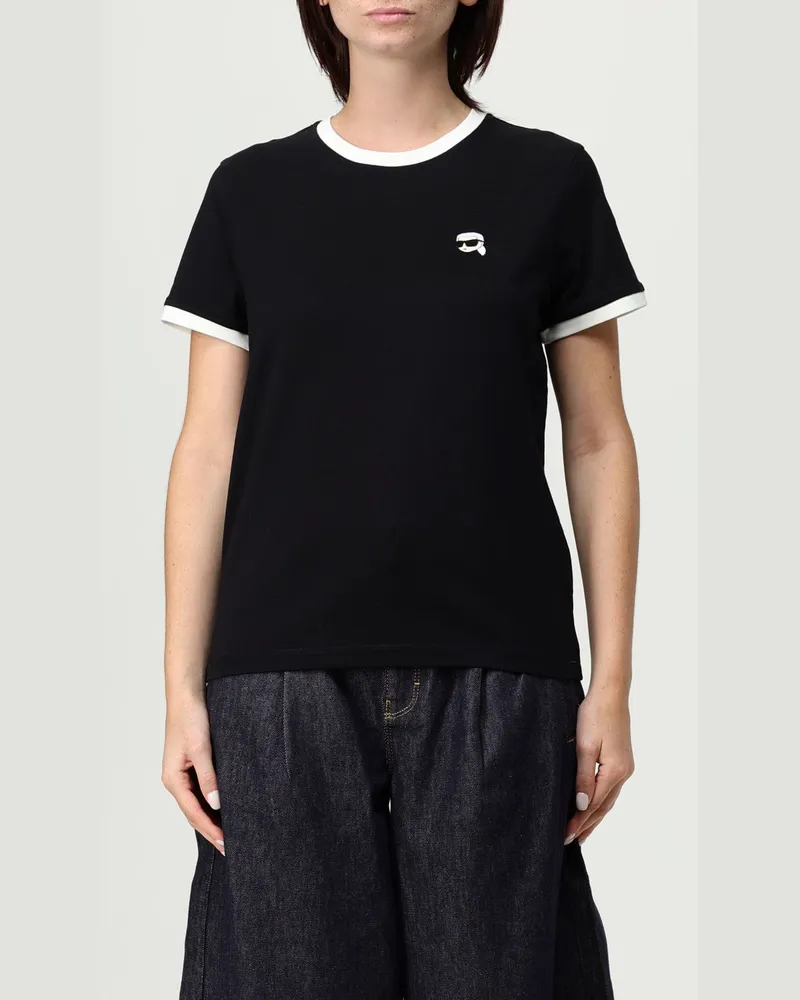 Karl Lagerfeld T-shirt damen Schwarz