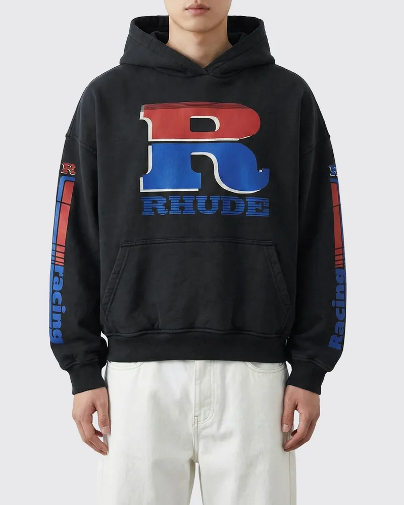 RHUDE Sweatshirt herren Schwarz