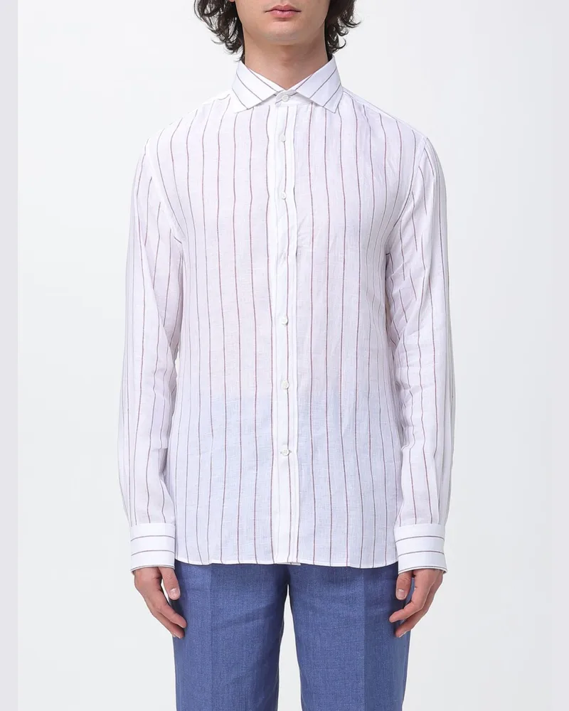 Brunello Cucinelli Hemd herren Weiß