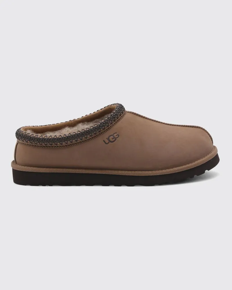 UGG Tasman II Mules von aus Nubukleder mit Wollfutter und EVA-Sohle Braun