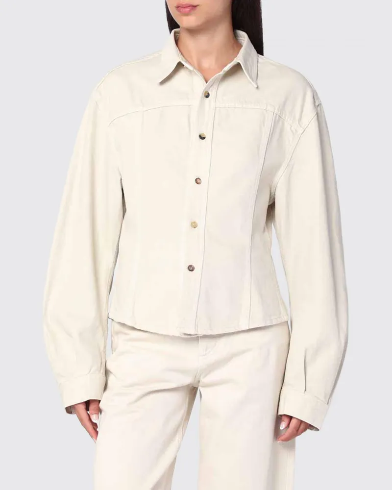 Haikure Hemdbluse damen Sand