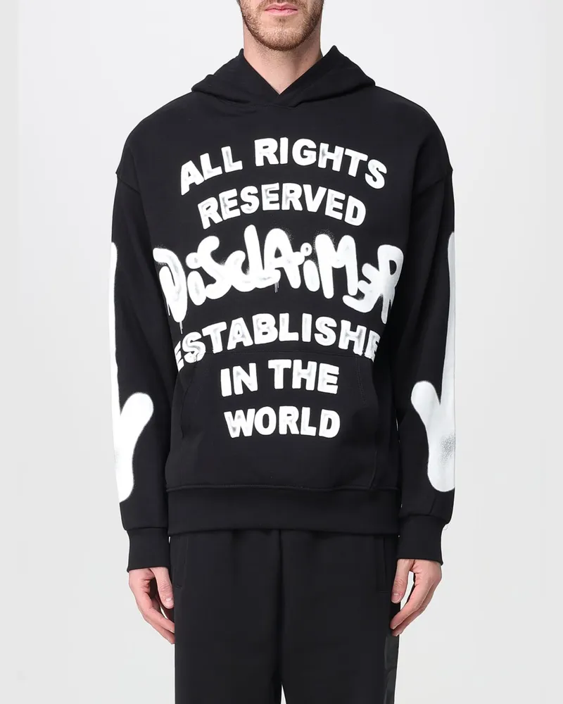 DISCLAIMER Sweatshirt herren Schwarz