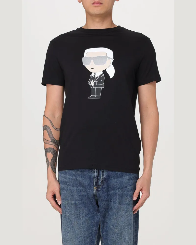 Karl Lagerfeld T-shirt herren Schwarz