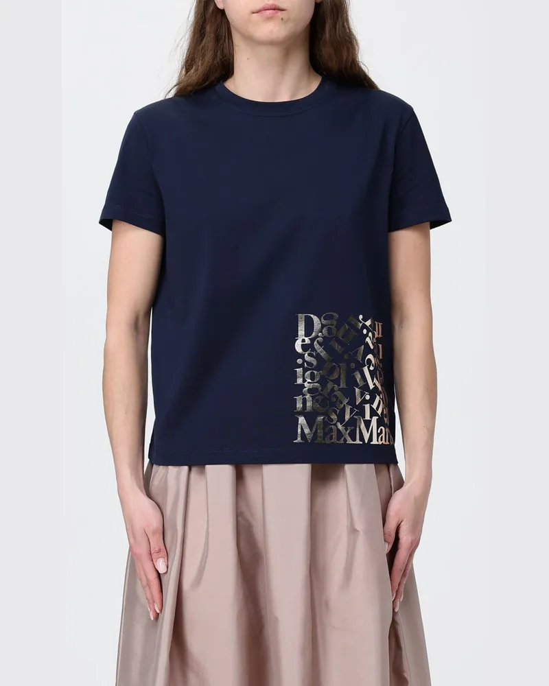 Max Mara T-shirt damen Max Mara Blau
