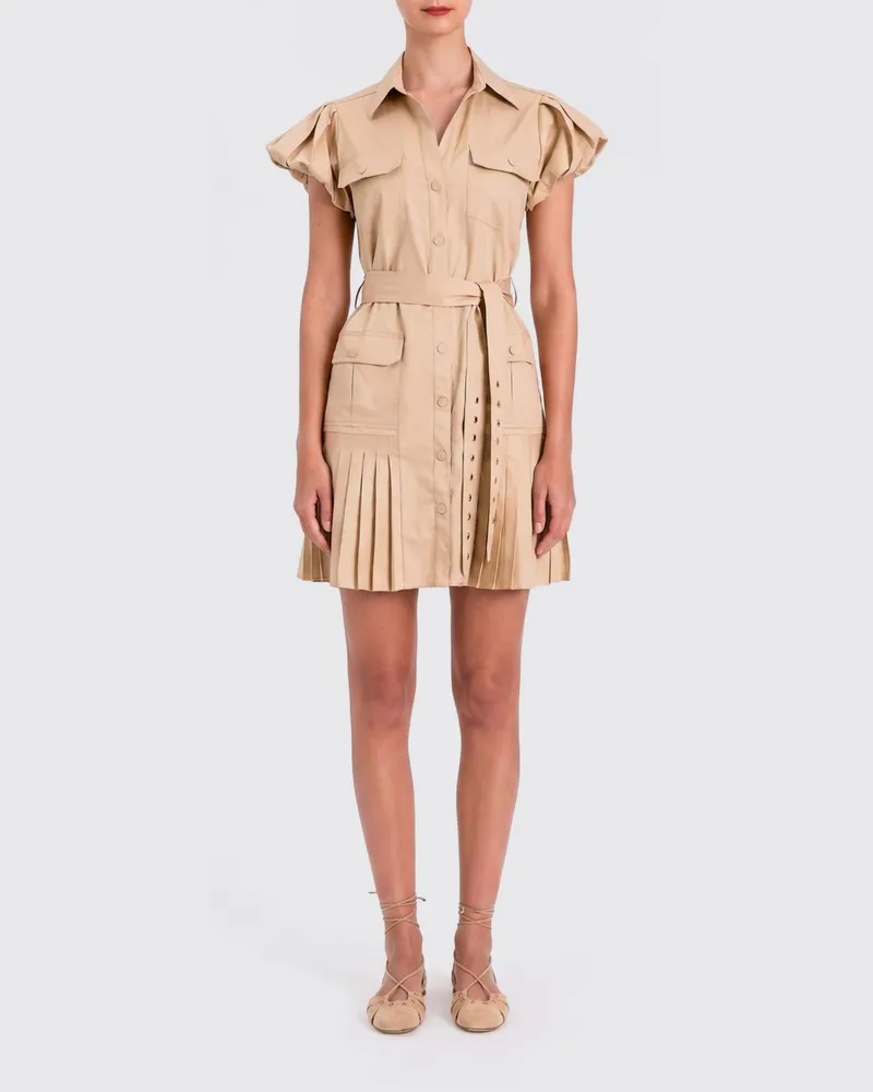 Twin-Set Chemisier-Kleid aus Baumwolle Rope