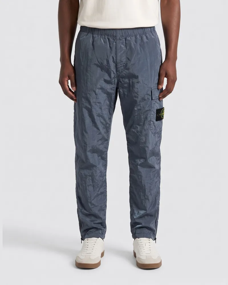 Stone Island Cargo-Hose aus technischem Gewebe mit elastischem Bund Blau