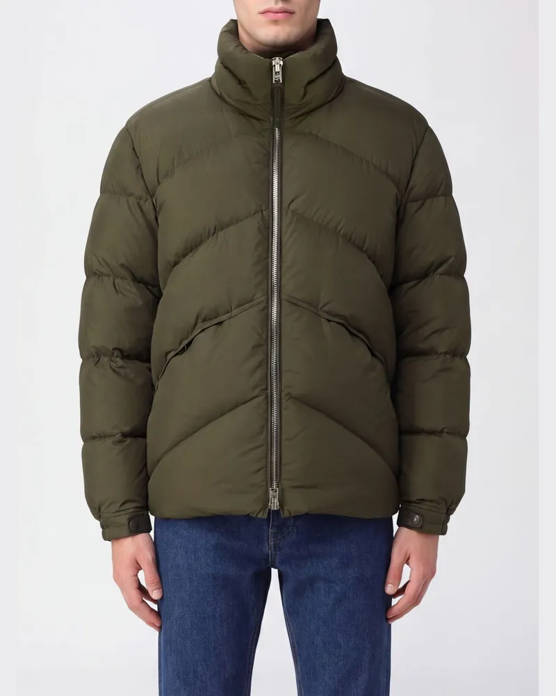 Tom Ford Wasserabweisende Stepp-Daunenjacke aus Polyester mit Stehkragen Grün