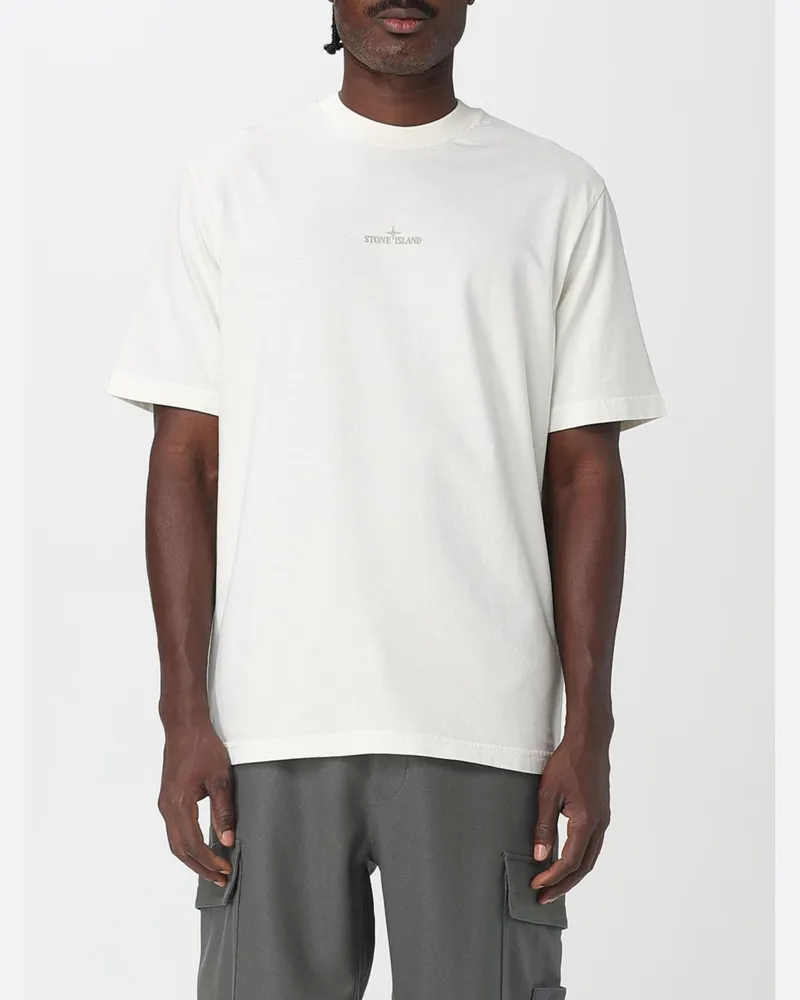Stone Island T-shirt herren Ivory