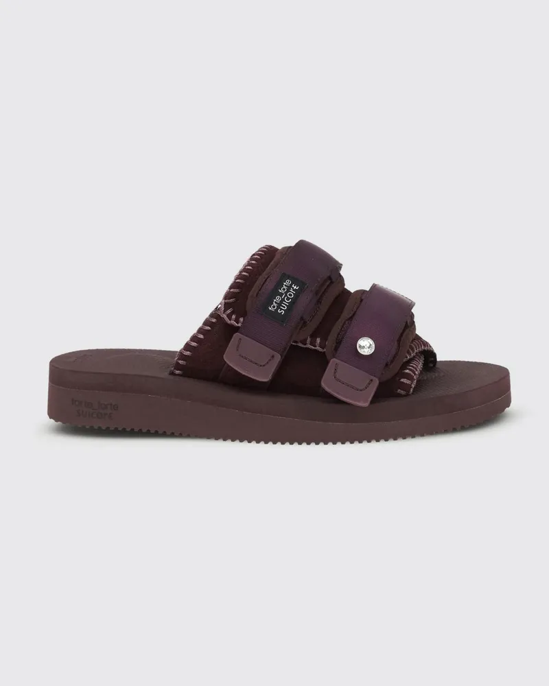 SUICOKE Sandalen mit absatz damen Forte Forte Weinrot