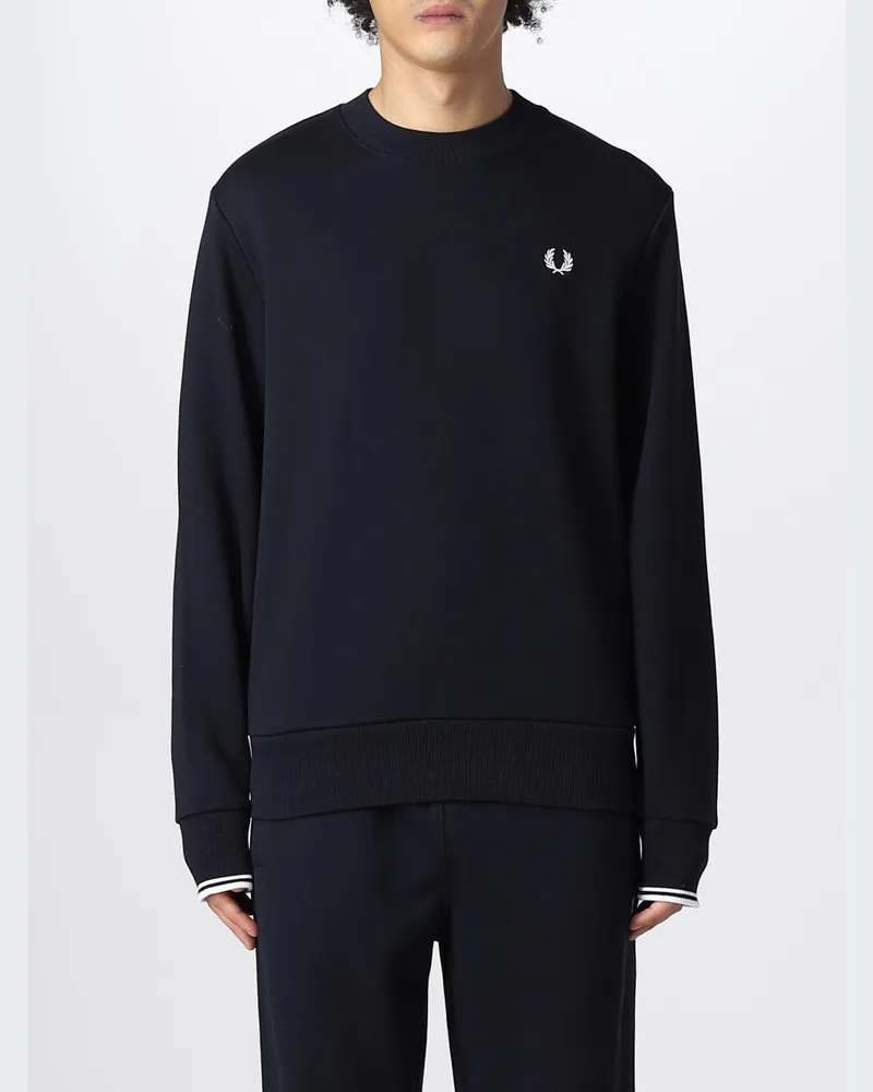 Fred Perry Herren Sweatshirt Navy
