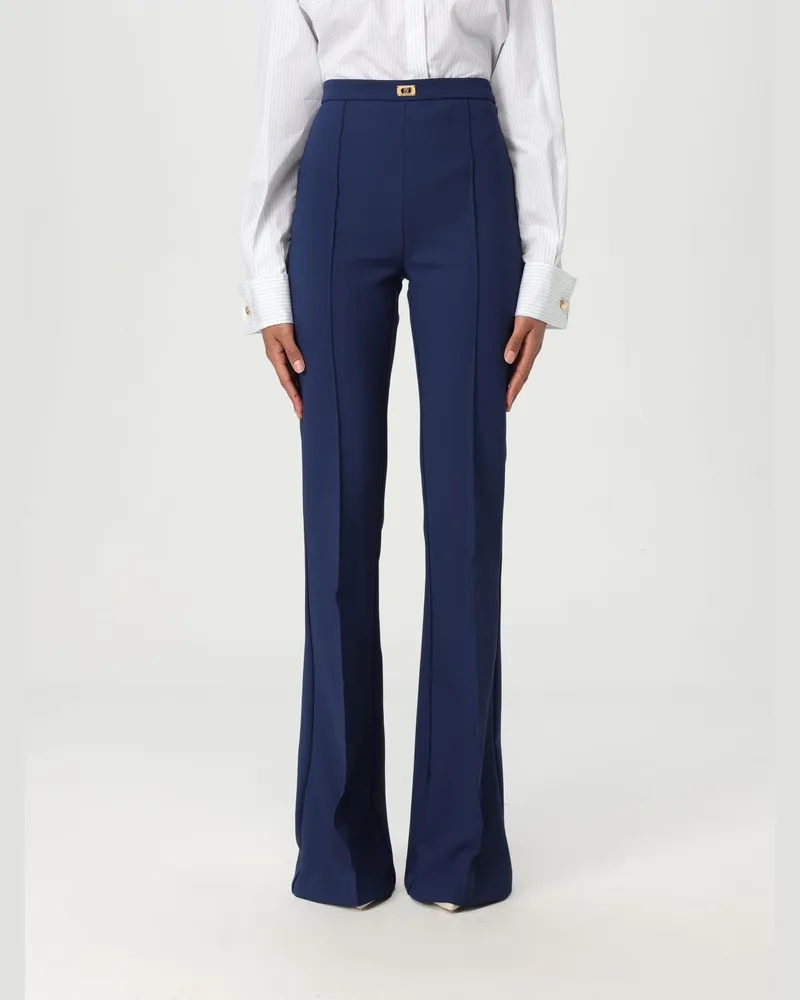 Elisabetta Franchi Hose damen Blau