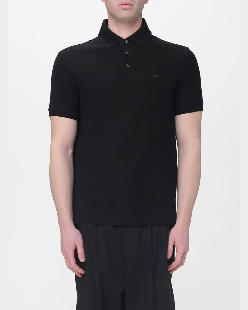 Emporio Armani Polo herren Schwarz