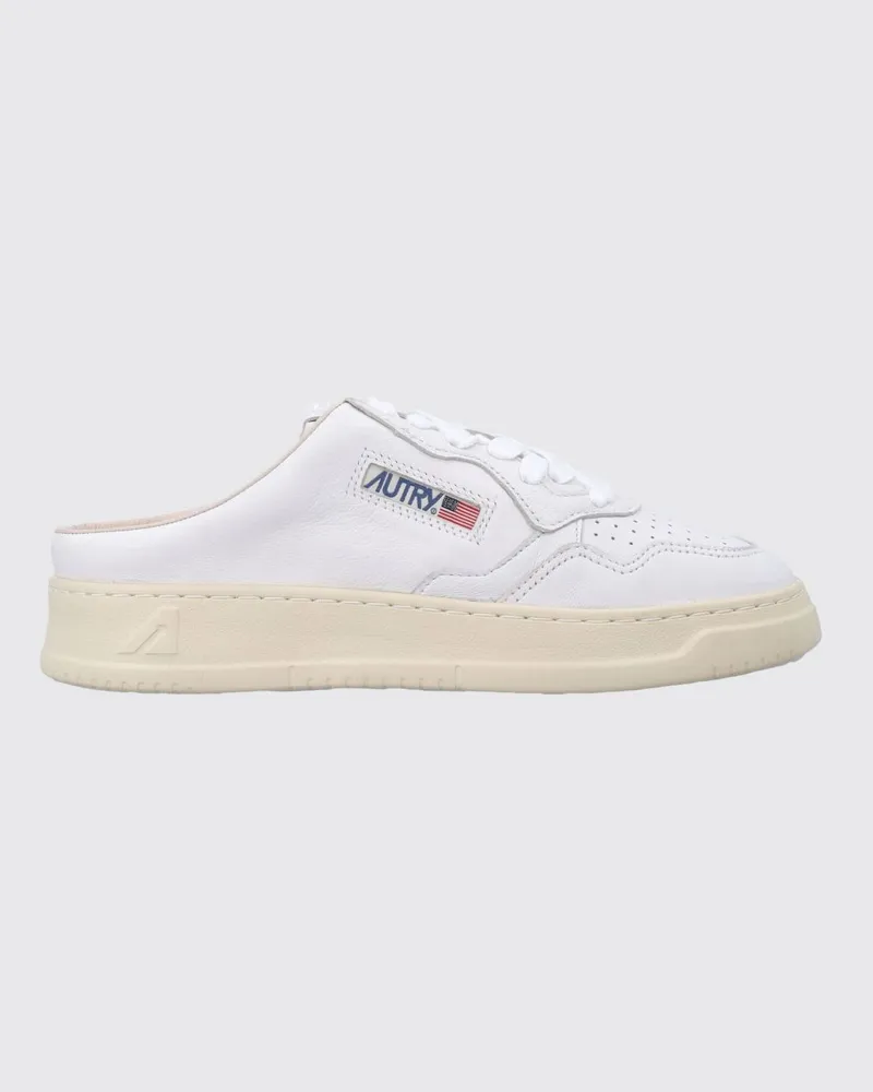 AUTRY Sabot-Sneakers Medalist Mule aus glattem Schafleder Weiß
