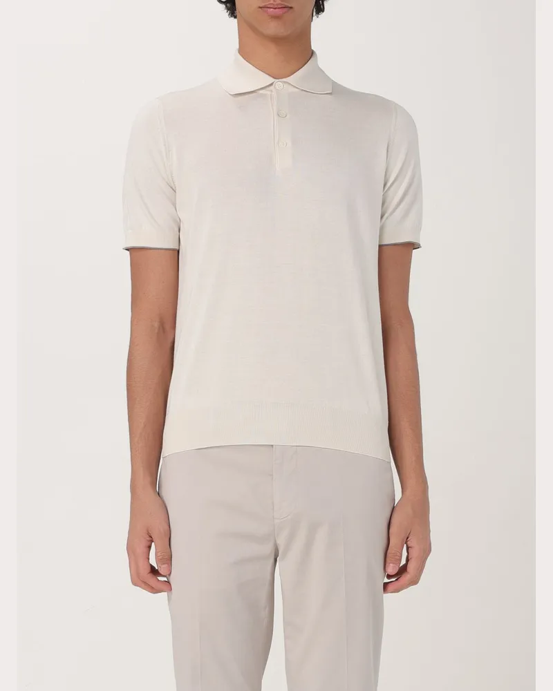 Brunello Cucinelli Polo herren Weiß