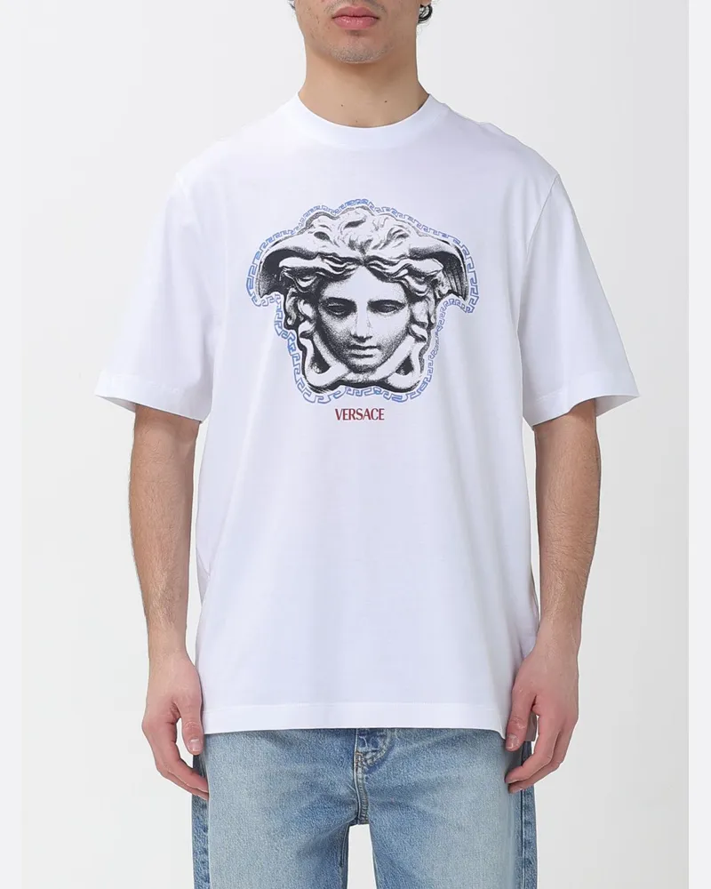 Versace T-shirt herren Weiß