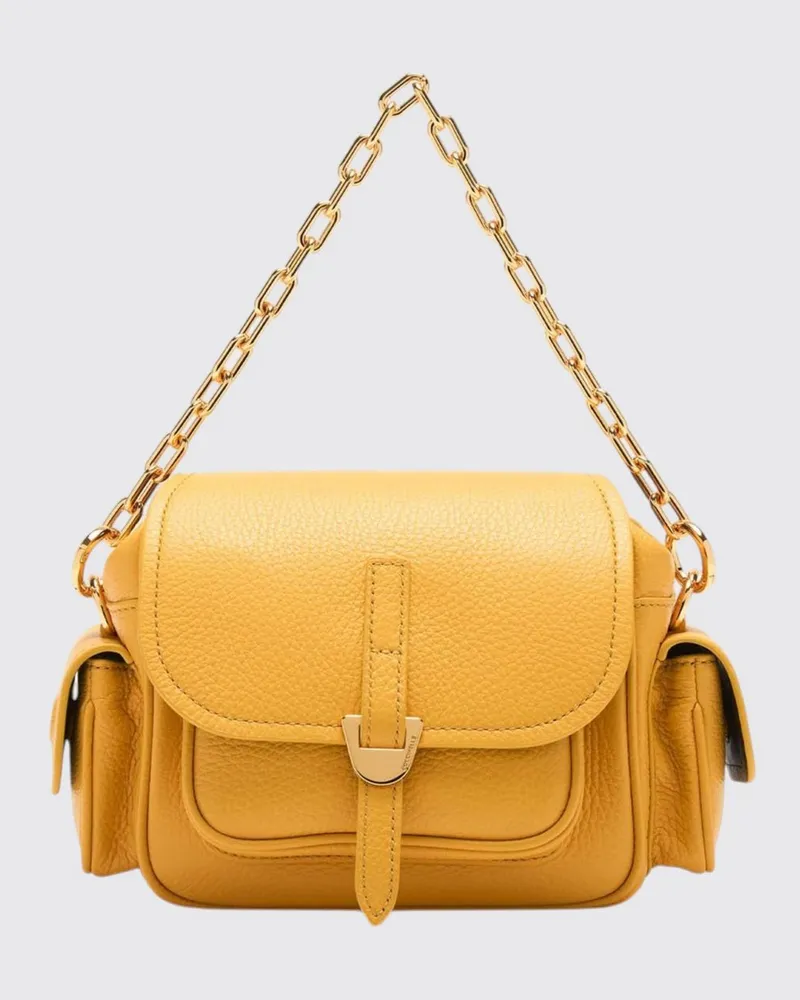 Coccinelle Schultertasche damen Gelb