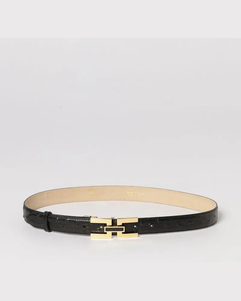 Elisabetta Franchi Gürtel damen Schwarz