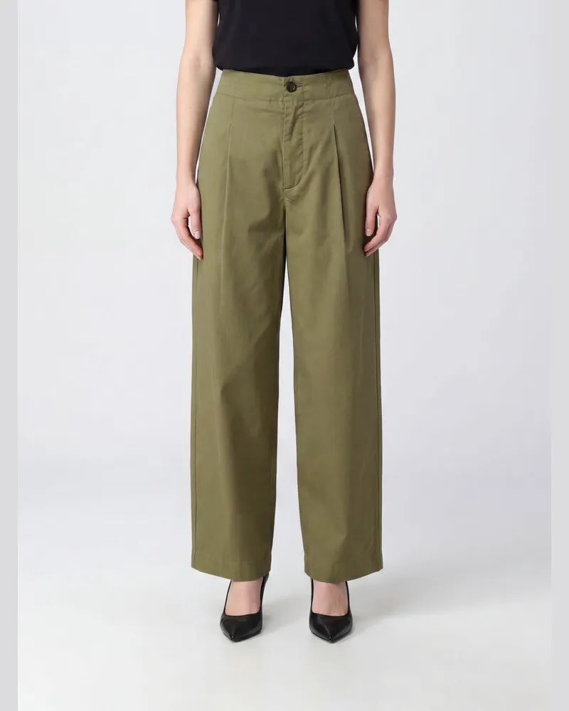 Soeur Daley Weite Bio-Baumwollhose Grün