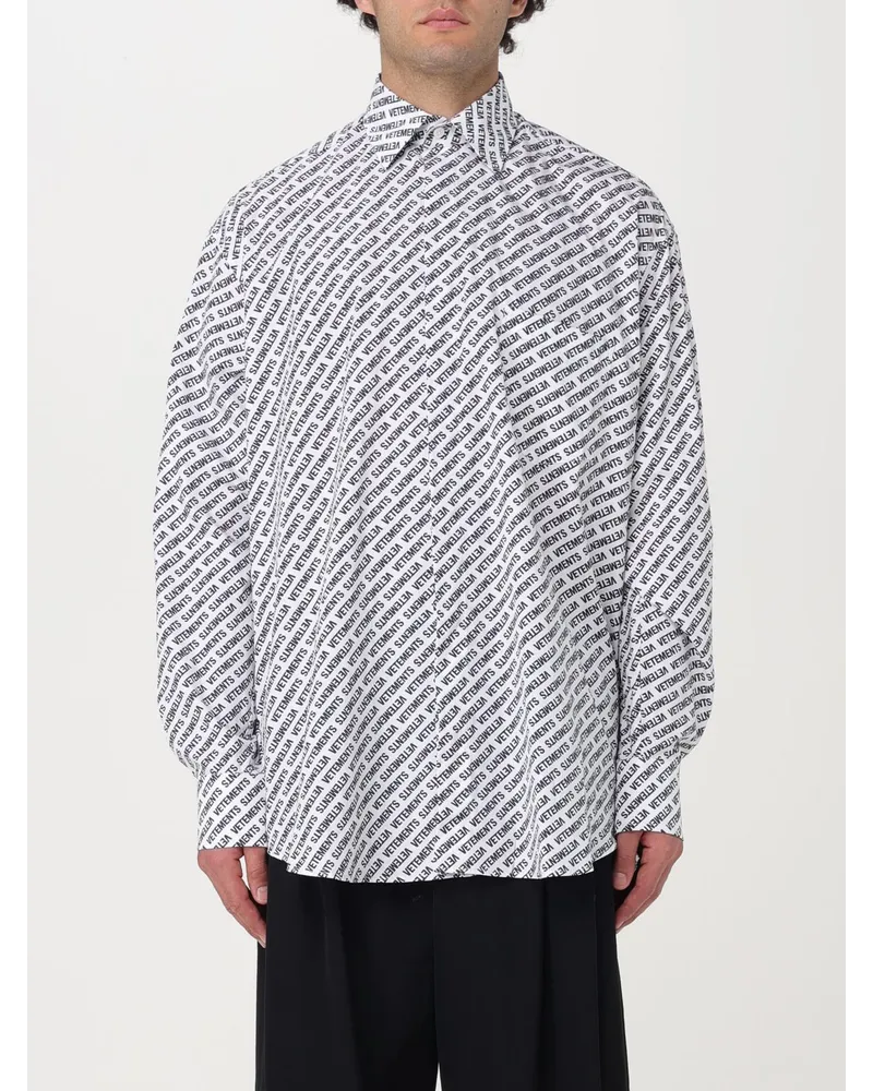 VETEMENTS Hemd herren Weiß
