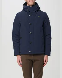 Blauer Jacke Blau