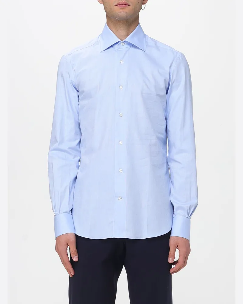 MAZZARELLI Hemd herren Hellblau