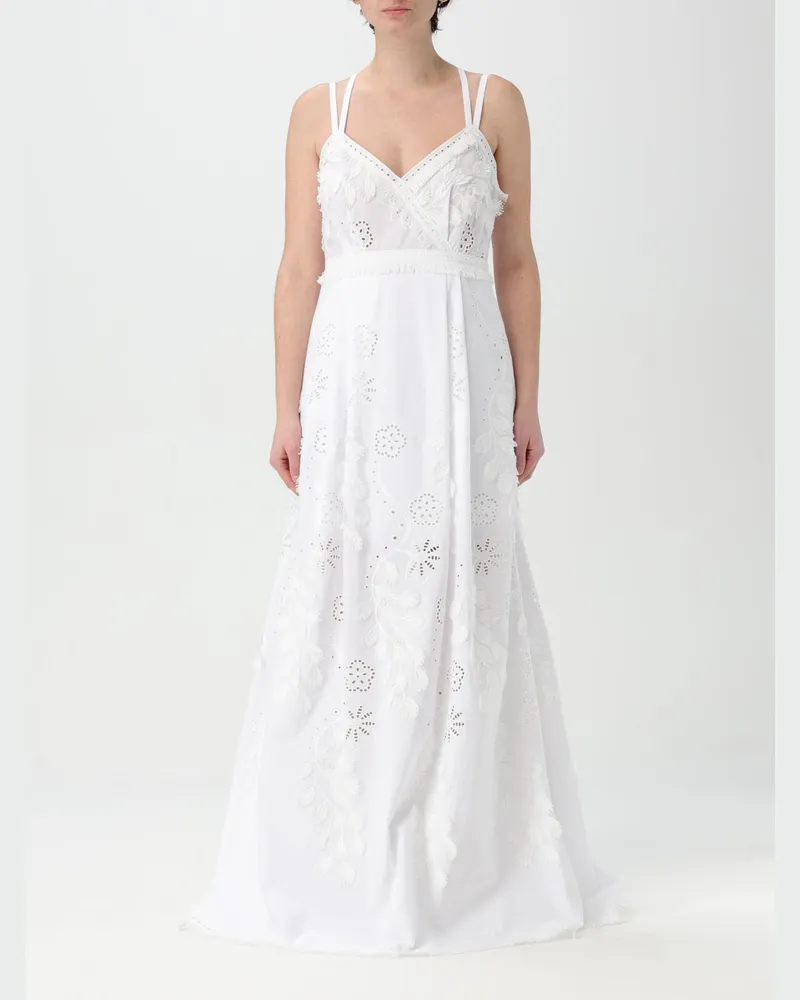 Alberta Ferretti Kleider damen Weiß