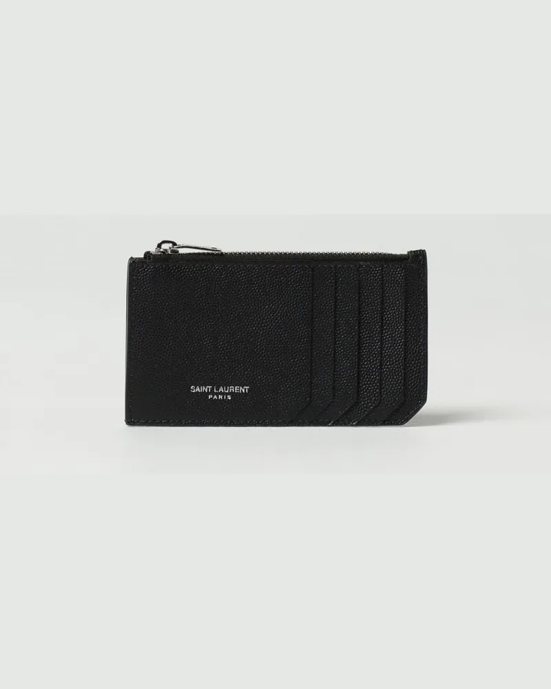 Saint Laurent Portmonnaie herren Schwarz