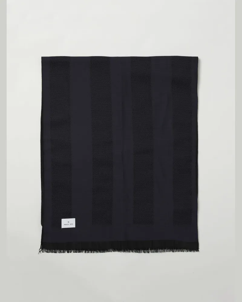 Paolo Pecora Milano Schal herren Blau