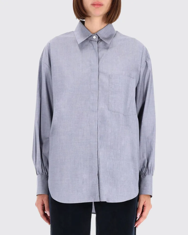 ASPESI Hemdbluse damen Hellblau