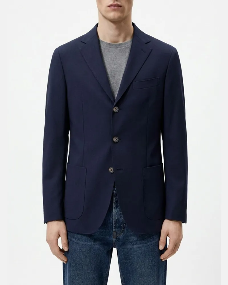 Eleventy Jacke herren Blau